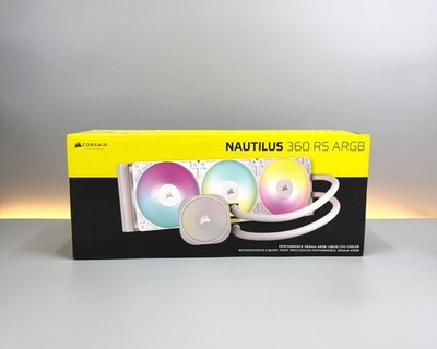 Corsair Nautilus 360 RS ARGB White AiO 360mm LGA1700/LGA1851 AM5/AM4 RGB