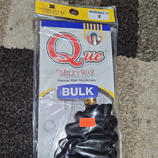 Milky Way Que Human Hair Mastermix Water Bulk Hair Extension 22in Color 2