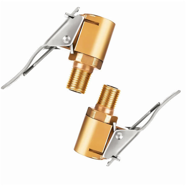 Reifenventil Adapter 2 StüCk 8Mm Messing Luftpumpe Hebelstecker Gewinde M8 M10-image