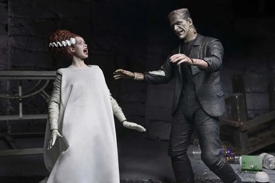 Neca Bride Of Frankenstein 90th Monster & Bride 2pack Figuren Set