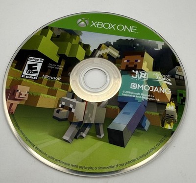 2014 Microsoft Xbox One Edition Minecraft Game Mojang Disc ONLY TESTED