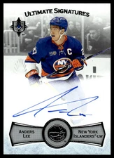 2022-23 Upper Deck Ultimate Collection Signatures Anders Lee Auto New York