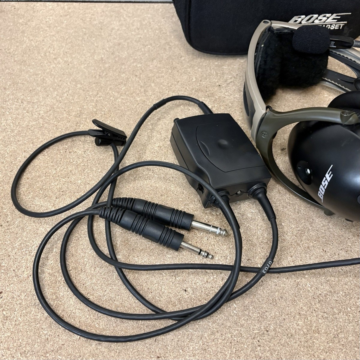 Bose X Aviation A10 Dual GA Plugs Headset AHX-02 | eBay