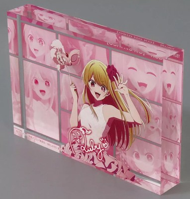Title: Rumi Hoshino Acrylic Block Oshi-no-ko Behind the Scenes Exhibition Collec