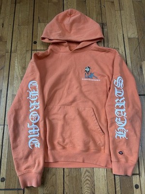 Chrome Hearts Matty Boy Link & Build Hoodie Orange, Size Large