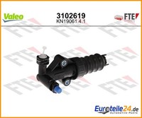 Nehmerzylinder, Kupplung Fte Clutch Actuation Valeo 3102619