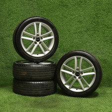 SEAT LEON Albea 17" Alloy Wheels 5P0601025M et54 7J set with tyres Genuine OEM