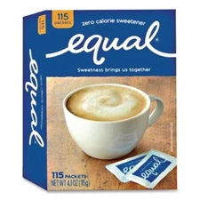 Equal Zero Calorie Sweetener, 1 G Packet, 115/box 20015445 MERISANT COMPANY