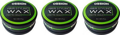 Morfose Ossion Barber Line Hair Styling Wax Matt 3x150 ml