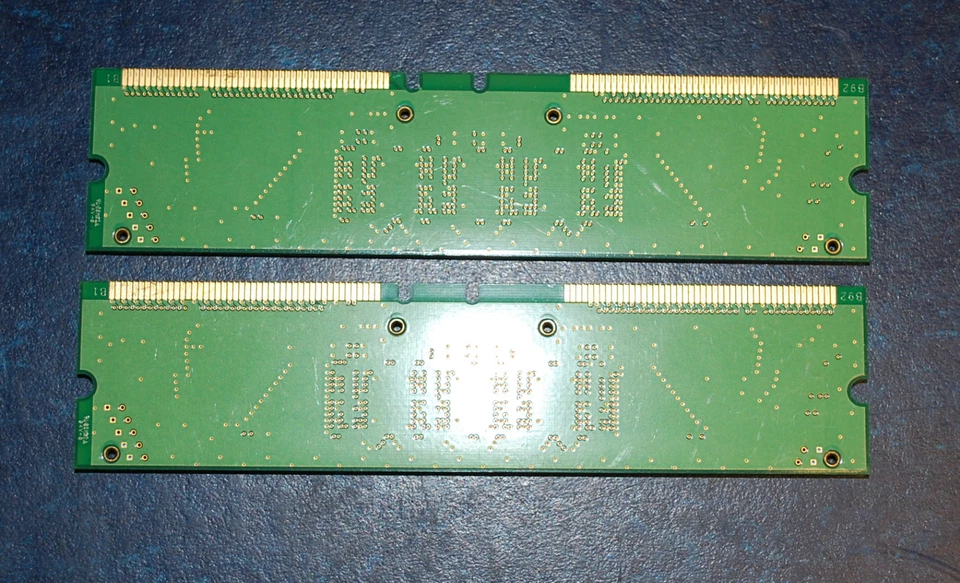 Módulos SAMSUNG 64MB / 4 ECC PC600-53 RDRAM KMMR18R84AC1-RG6 Par de 2 emparejados Foto 2 de 2