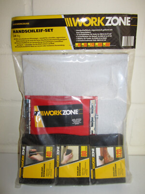 Workzone Handschleif-Set 24-Tlg.in OVP