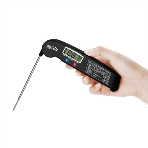 Digitales Fleischthermometer mit Sofortanzeige BBQ Grill Smoker für Küche Lebensmittel Kochen - Bild 8 von 13