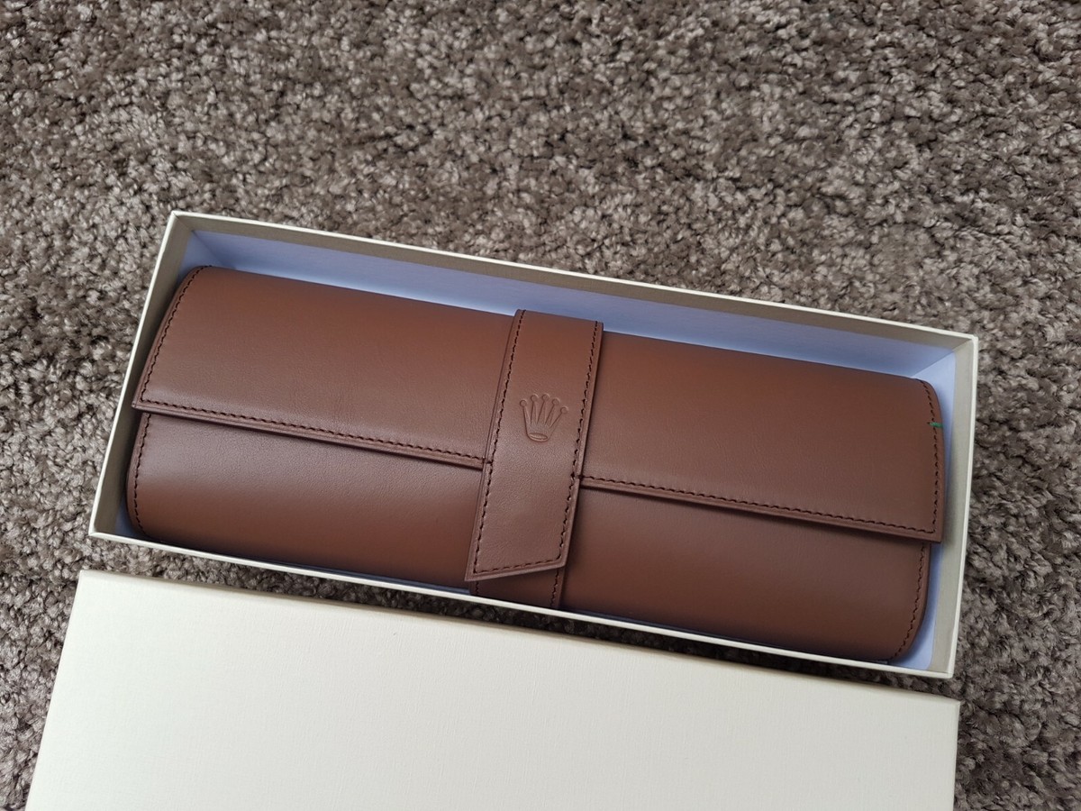 ROLEX TRAVELCASE dealer NEW LEATHER 100% authentic BASELWORLD