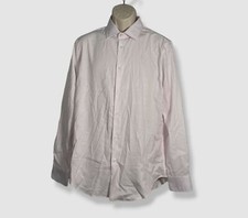  69 Report Collection Men's Pink Long Sleeve 4-Way Dress Shirt Size 16 35