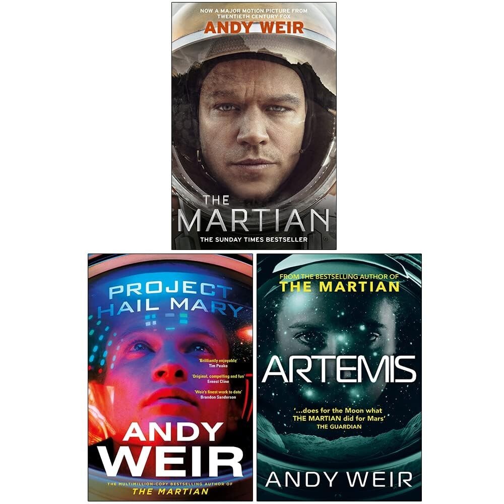 Andy Weir Collection 3 Books Set (Project Hail Mary, Artemis, The Martian) - Image 3