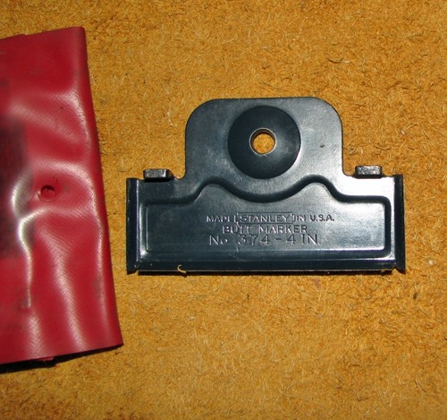 Vintage Stanley No. Marcador trasero 374-4" hecho en EE. UU. - Imagen 4 de 5