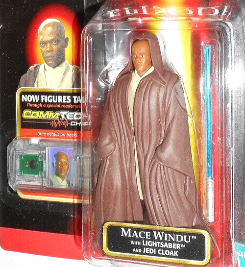 STAR WARS Episode I MACE WINDU 1 phantom menace complete vintage