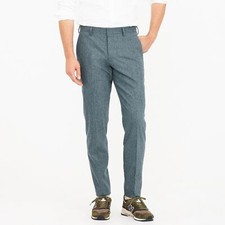 J.Crew Ludlow Suit Pant In Italian Wool Flannel  34/30  Sky Blue