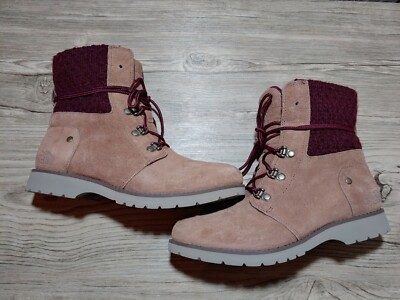 The North Face Ballard Lace II Boots Women s 5.5 (Red Knit) 