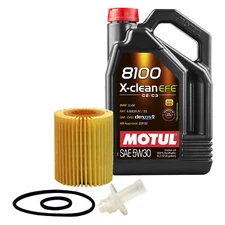 5L Motul 8100 X-CLEAN EFE 5W30 Wix Filter Motor Oil Change Kit API SN