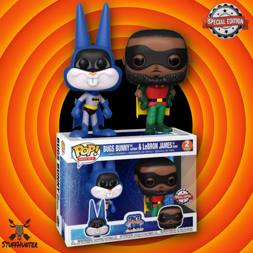 Funko Pop! Space Jam Bugs Bunny Lebron James 2-Pack - Édition Spéciale - Neuf