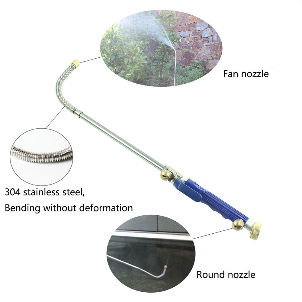 High Pressure Power Washer Water Spray Gun Nozzle Wand Attachment Garden Hose