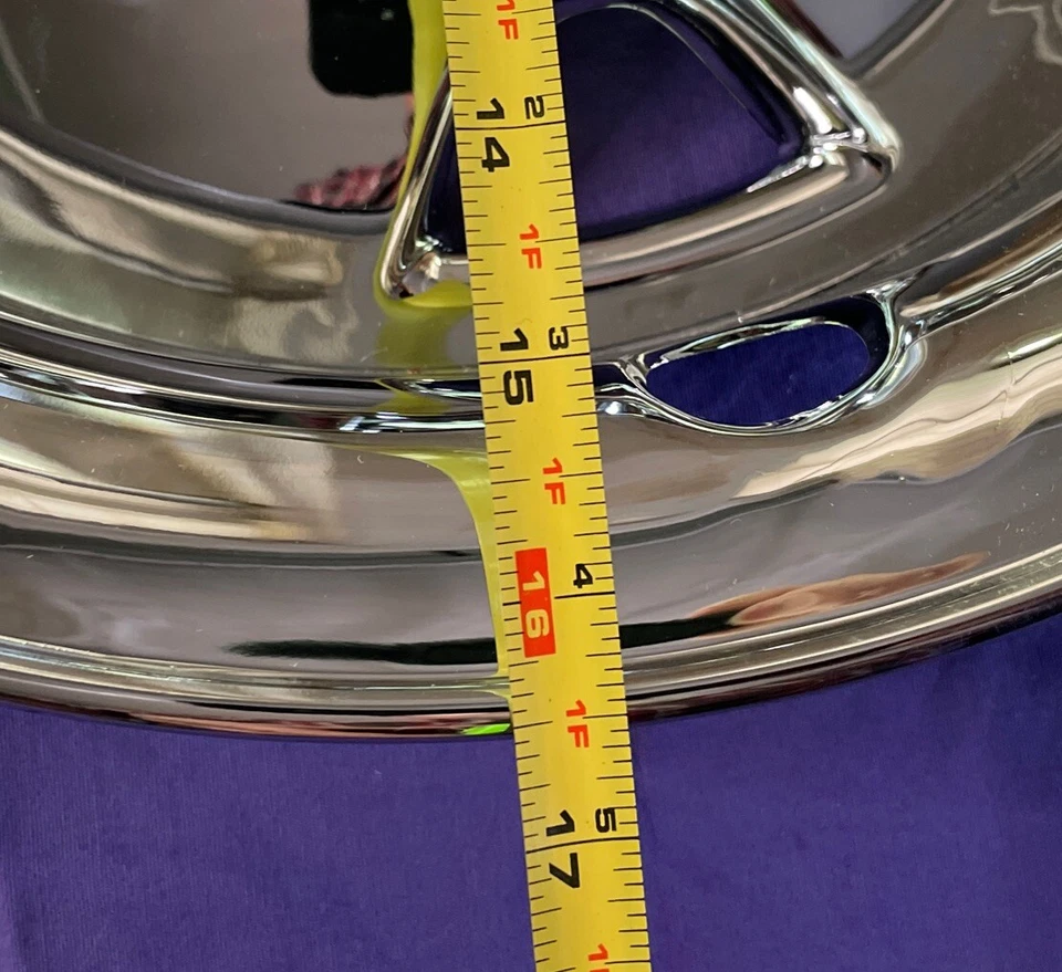 "Revestimiento de rueda cromado para Jeep Cherokee Wrangler 1988-2000 tapacubos IMP38X 15"" cubierta 1" Foto 4 de 4