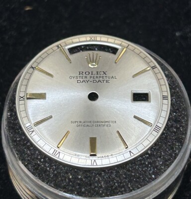 Rolex NonQuick President Silver Dial Gold Fat Stick Marker Model 1803 Refinished