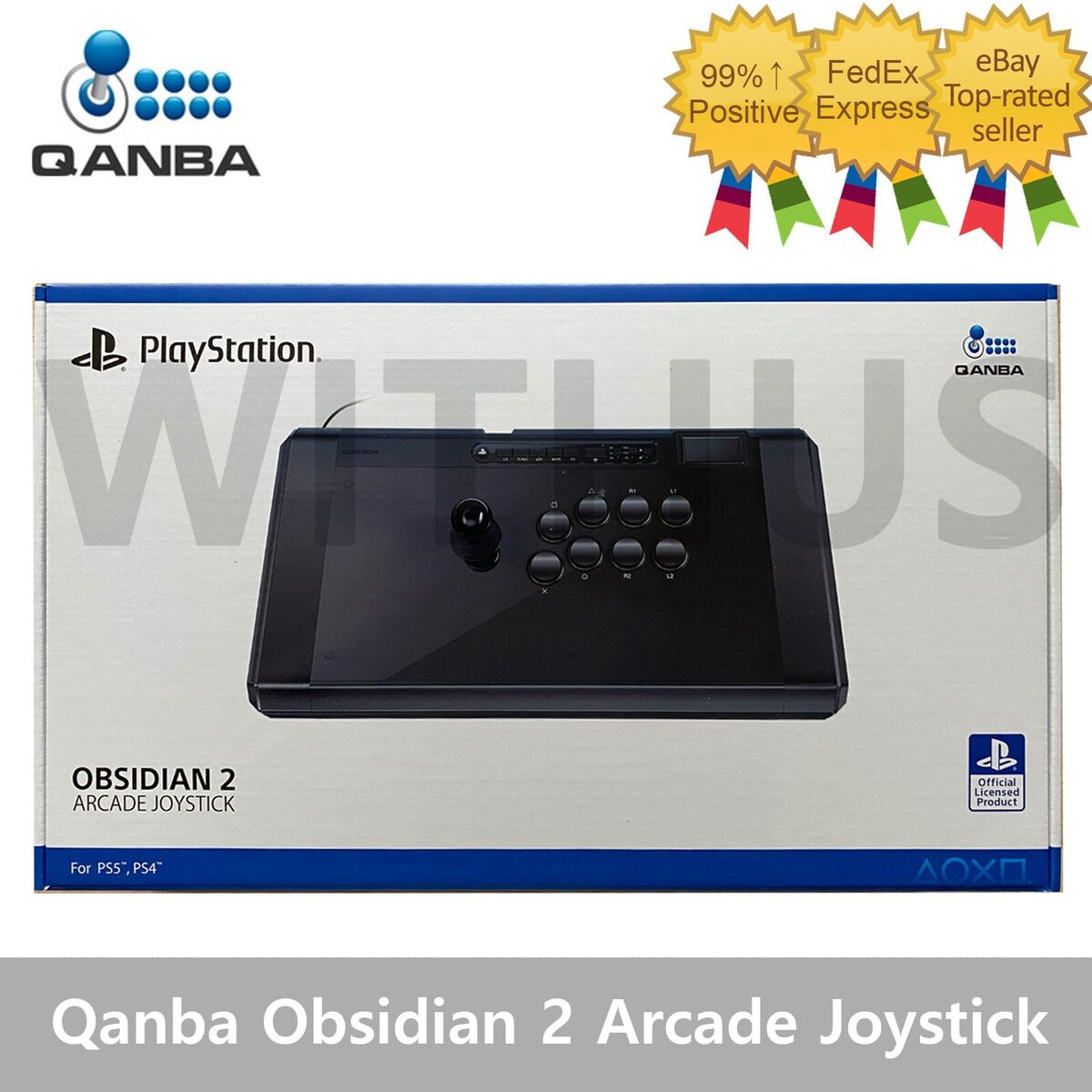 Qanba Obsidian 2 Arcade Joystick for PS5 PS4 PS3 PC - Tracking Qanba Obsidian 2 Arcade Joystick for PS5 PS4 PS3 PC - Tracking
