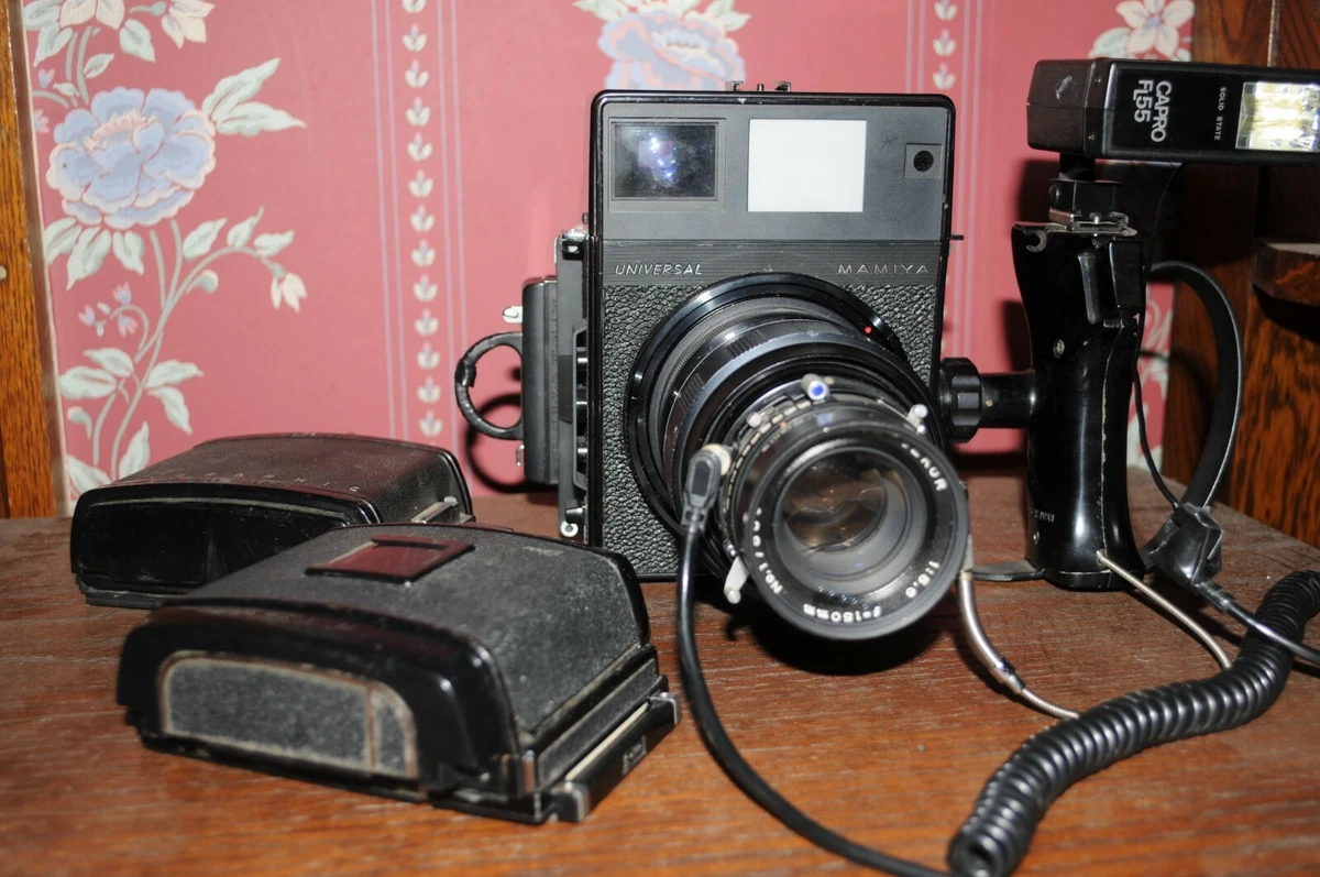 Mamiya Universal Press rare G adapter graflock 2x3 120, sheet, grafmatic, RB 3-d