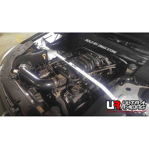 2009-2014 GENESIS SEDAN BH HYUNDAI ULTRA RACING 2 POINTS FRONT STRUT TOWER BRACE - Picture 3 of 9