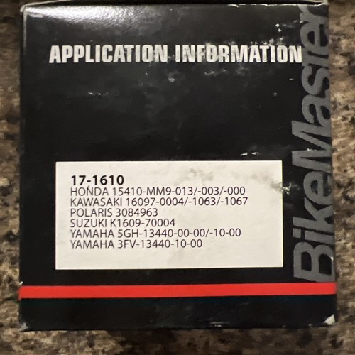 Bike Master Replacement Oil Filter 17-1610 - Picture 2 of 4