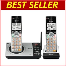 Long Range Cordless Phone with Caller ID Announcer & Expandable Handset System