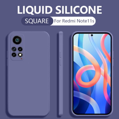 For Xiaomi Redmi Note 11 10 Mi 13T Poco M4 Shockproof Liquid Silicone Case Cover