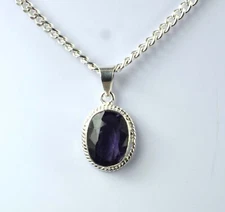 Color Changing Alexandrite 15.75 Ct Natural Oval Gems Men's Pendant See Video