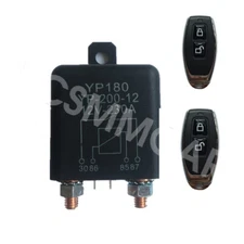 Car Battery Disconnect Isolator Cut-Off Kill Switch W/Dual Remote Control