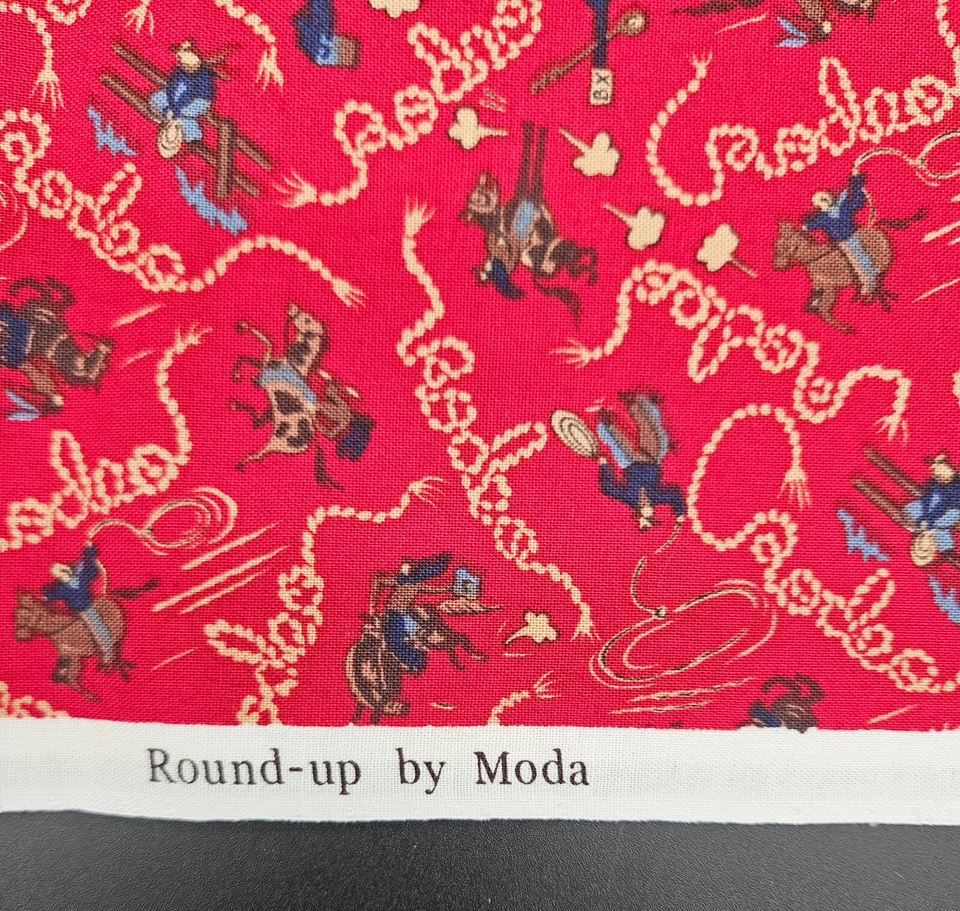 Round Up by Moda Fabric Rodeo Fabric Cowboy Fabric 1 yard NEW - Image 2 of 4