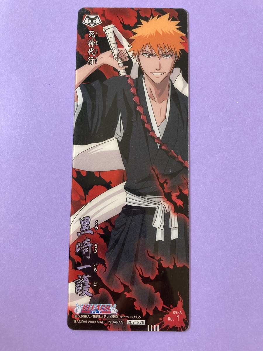 ichigodaihuku Ichigo Kurosaki No.1 9/A, The Bleach Card Gum, TGC Anime BANDAI