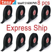 8pcs Tesa Tape Original Isoband 51608 19mm X 15m Adhesive Wiring Loom Cloth Tape