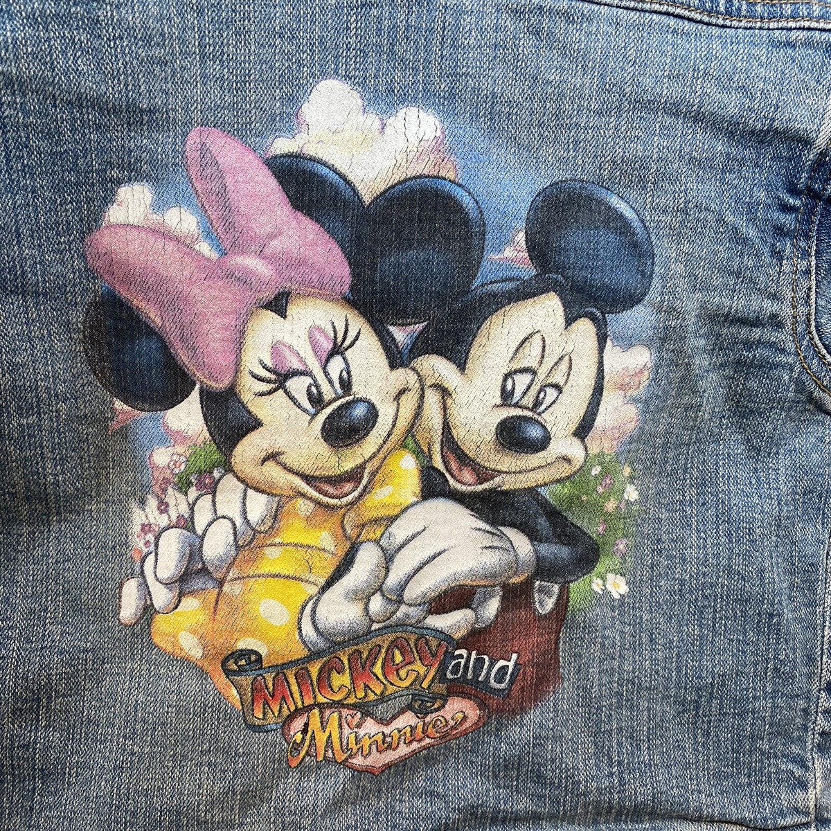 Disney Jacket Denim Jacket Minnie Mouse Disney Parks Mickey Minnie