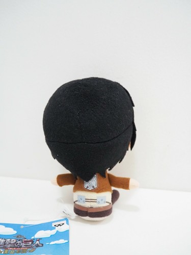 Attack on Titan Eren Yeager Banpresto Lottery Prize 2013 Plush TAG Doll Japan - Picture 5 of 8