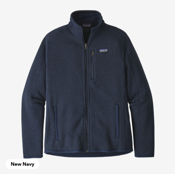 Patagonia Men's Better Sweater Full Zip Fleece Jacket New W/ Tags was