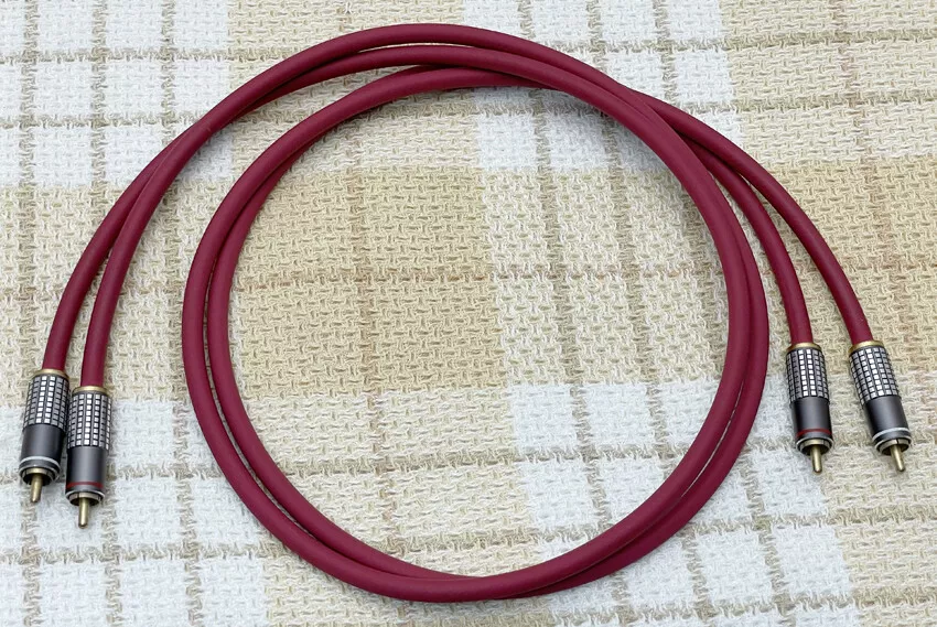 Audio-Technica PCOCC Analog Interconnect Cable RCA 1.0m USED JAPAN vintage  mc mm