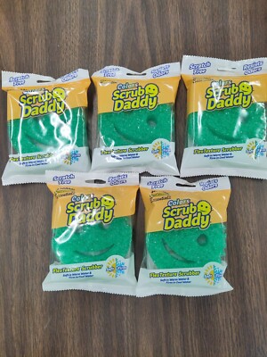 Scrub Daddy Essentials Colors Sponge Green 5 count