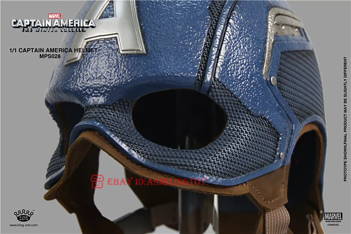 King Arts 1/1 MPS028 Captain America Helmet The Winter Soldier In Stock