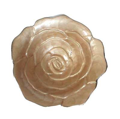 Bol Julia Knight 8 émail rose pétale sur aluminium Lys