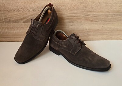 LLOYD Business Leder Wildleder Schuhe Halbschuhe Gr. 7,5 = 41 F