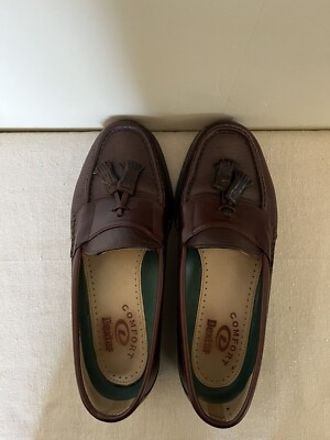 Dexter Mens Brown Leather Loafers with Tassels 9.5 | eBay display picture 1