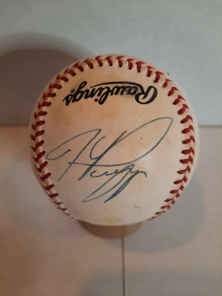 Piazza/Karros/Mondesi Autograph Signed Official National LeagueBaseball ONLB JSA - Image 2 of 4