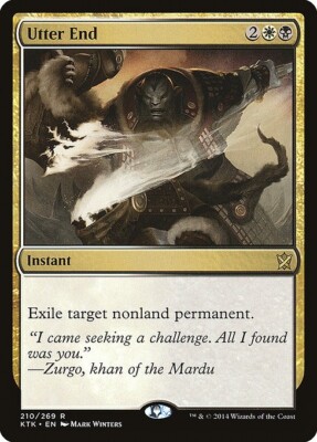 MTG RARE REGULAR - KTK: KHANS OF TARKIR - LP - UTTER END 210/269